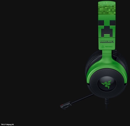 Picture of Razer Gaming Headset | Kraken V4 X | Wired | Over-Ear | Microphone | Minecraft Edition