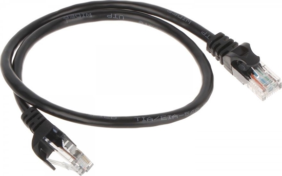Picture of RBLINE PATCHCORD RJ45/0.5-BLACK 0.5m
