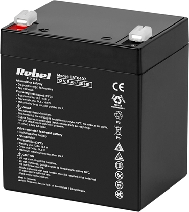 Picture of Rebel Akumulator elowy Rebel 12V 5Ah
