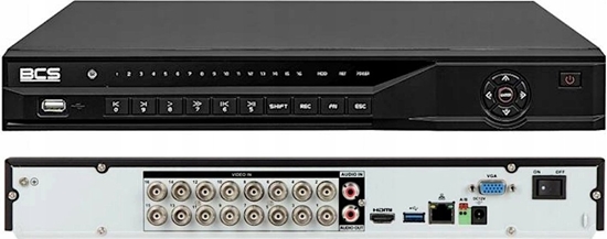 Picture of Rejestrator BCS REJESTRATOR AHD, HD-CVI, HD-TVI, CVBS, TCP/IP BCS-L-XVR1602-V 16 KANAÓW BCS Line