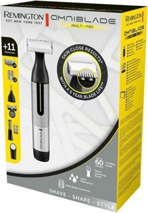 Attēls no Remington Beard Trimmer | HG5000 Omniblade Multi-Pro | Cordless | Number of length steps 10 | Black/Silver
