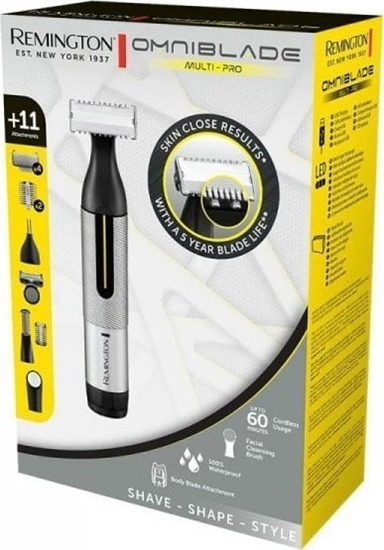 Picture of Remington Beard Trimmer | HG5000 Omniblade Multi-Pro | Cordless | Number of length steps 10 | Black/Silver