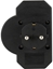 Attēls no REV Steckdosenadapter 3-fach mit Überspannungsschutz, schwarz