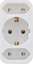 Attēls no REV transition plug 2-fold + 1 Safety contact white