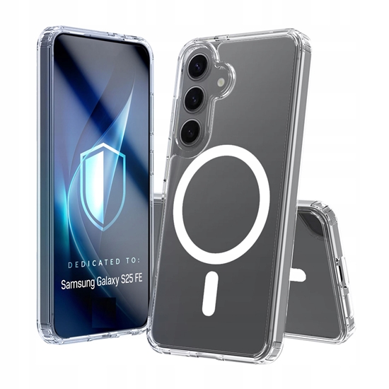 Picture of Riff Mag cover Silikona maks priekš Samsung Galaxy S25 FE S731B Transparent