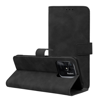 Attēls no Riff Tender Eco ādas maks grāmatiņa priekš Samsung Galaxy S25 FE S731B Black
