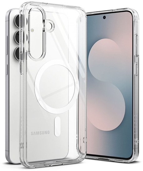 Picture of Ringke Ringke Fusion Magnetic MagSafe Case for Samsung Galaxy S25 FE - Clear