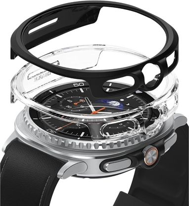 Attēls no Ringke Ringke Slim 2-pack Case for Samsung Galaxy Watch 8 Classic 46mm - Transparent-Matte Black