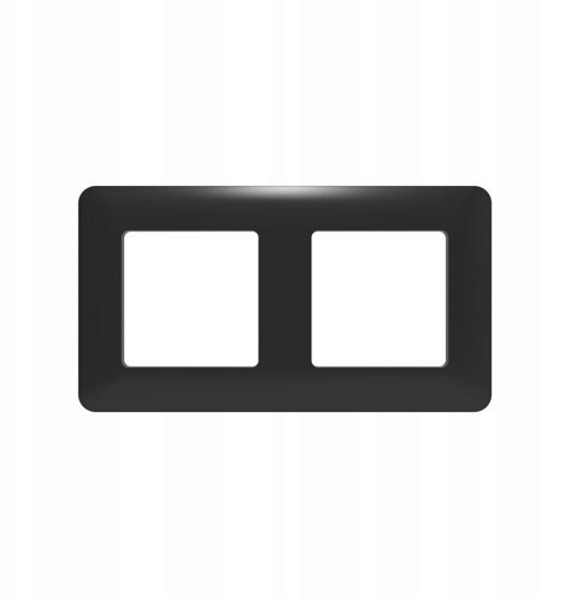 Picture of RM222 PSMART Ramka podwójna czarna do moduów serii RM