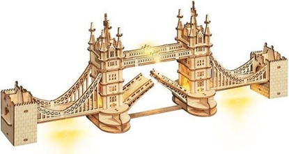 Attēls no Robotime Robotime Drewniany Model Puzzle 3D Tower Bridge