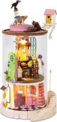 Attēls no Robotime Technology ROBOTIME Skadany Drewniany Domek W Tubie 3D Samotny Ssiad