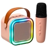 Picture of RoGer K12 Bluetooth Karaoke Kit RGB / 6W / pink
