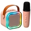 Attēls no RoGer K12 Bluetooth Karaoke Kit RGB / 6W / pink