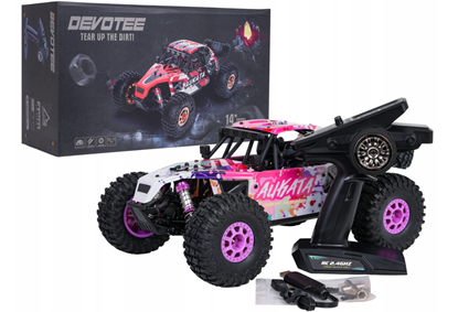 Attēls no RoGer RC Crawler ALIKATA 1:12 Remote control off-road car Purple