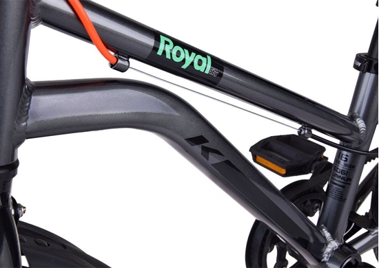 Picture of Royalbaby RoyalBaby Lekki Rower dziecicy Gold Kable-Belt 18" dzwonek stopka RB18-45