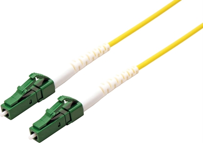 Attēls no Roline Fibre Optic Jumper Cable 9/125µm, OS2, LC/LC, APC, simplex, LSOH, yellow, 2 m
