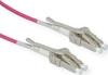 Picture of Roline FO Jumper Cable 50/125µm OM4, LC/LC, Low-Loss-Connector, for Data Center, violet, 7 m
