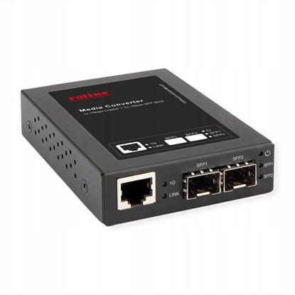 Picture of Roline Gigabit Converter, RJ-45 to Mini GBIC