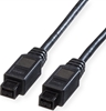 Picture of Roline IEEE1394b FireWire Cable, 9/9-pin, A-A, black, 1.8 m