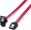 Picture of Roline Internal SATA 6.0 Gbit/s Cable, angled, with Latch, 0.5 m