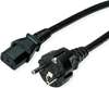 Изображение Roline Power Cable, straight IEC Connector, black, 1.8 m