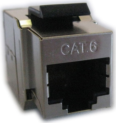 Изображение Roline RJ-45 Keystone Modular Coupler, Cat.6 (Class E), STP, silver