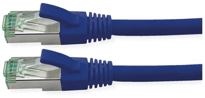 Изображение ROLINE RM S/FTP (PiMF) Patch Cord Cat.6A, niebieski, 0,5 m