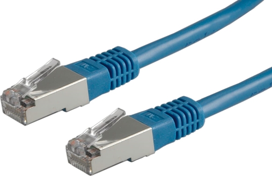 Picture of Roline S/FTP Patch Cord Cat.5e (Class D), blue, 3 m