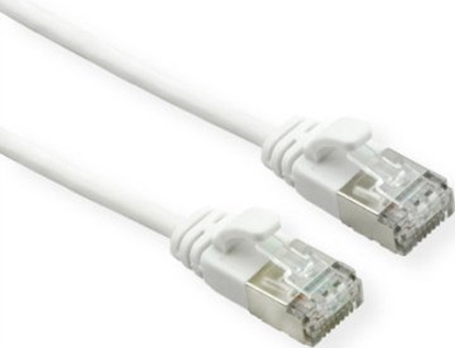 Picture of Roline U/FTP DataCenter Patch Cord Cat.6A (Class EA), LSOH, slim, white, 2 m