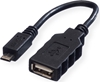 Picture of Roline USB 2.0 Cable, A - Micro B, F/M, OTG, 0.15 m