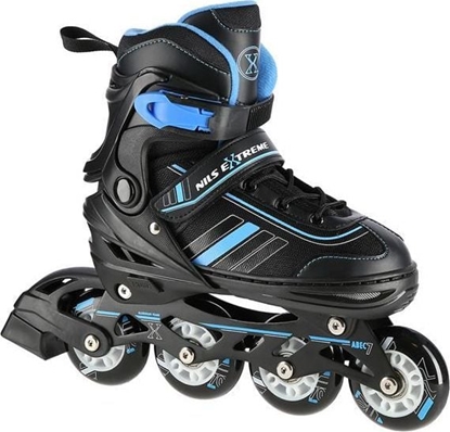 Attēls no Rolki Nils Extreme NH18191 z wymienn poz regulowane czarne r. 34-38