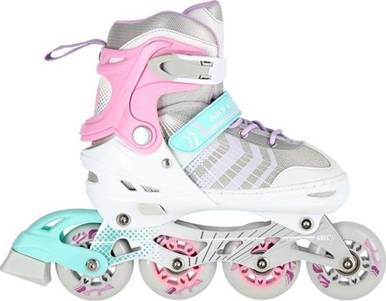 Picture of Rolki Nils Extreme NH18192 z wymienn poz regulowane biae r. 29-33