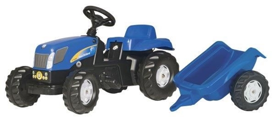 Изображение Rolly Toys Traktor New Holland z przyczep (5013074)