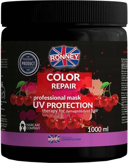 Picture of Ronney RONNEY_Color Repair Professional Mask UV Protection Therapy For Damaged&Dyed Hair maska do wosów farbowanych 1000ml