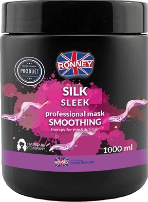 Picture of Ronney RONNEY_Silk Sleek Professional Mask Smoothing maska wygadzajca do wosów cienkich i matowych 1000ml
