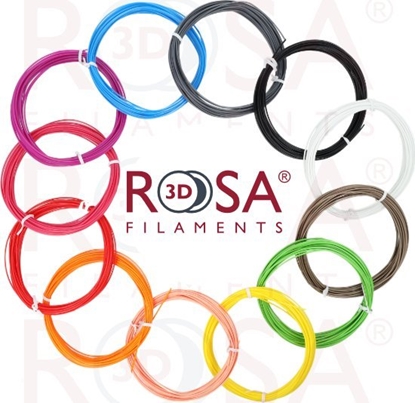 Attēls no ROSA3D Filament ROSA3D PEN PACK PLA 12 basic colours x 10m