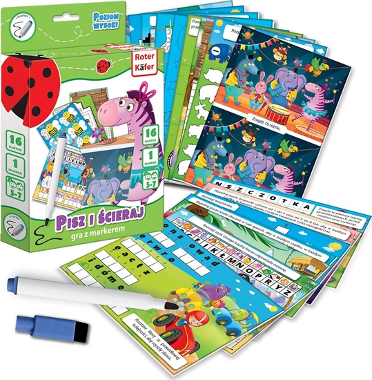 Изображение Roter Kafer GRA Z MARKEREM PISZ I CIERAJ. POZIOM PODSTAWOWY RK1020-02