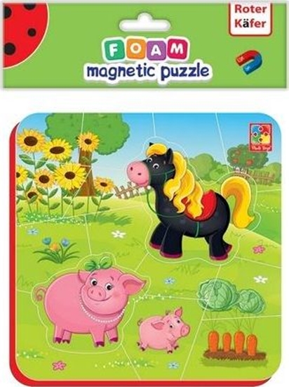 Picture of Roter Kafer Mikkie magnetyczne puzzle Ko i winki