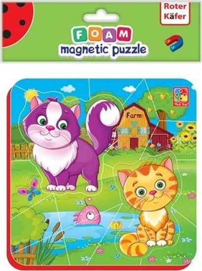 Picture of Roter Kafer Mikkie magnetyczne puzzle Kotki na wsi