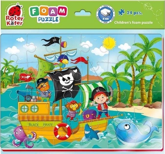 Picture of Roter Kafer Mikkie puzzle A4 mieszne zdjcia Piraci RK6020-07