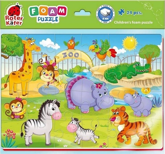 Изображение Roter Kafer Mikkie puzzle A4 Zoo Zwierztka RK6020-06
