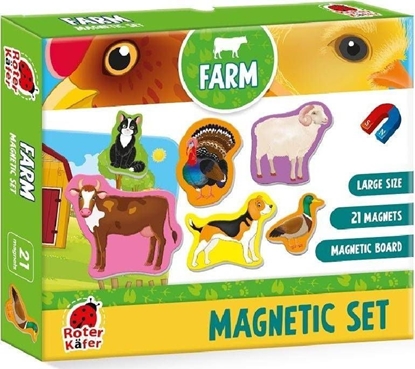 Attēls no Roter Kafer Puzzle magnetyczne "Farma" z tablic RK2090-01