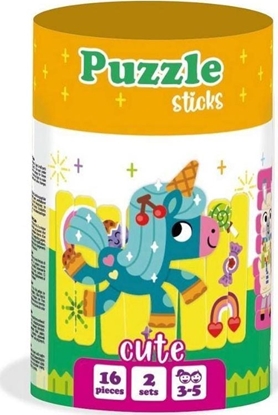 Attēls no Roter Kafer Puzzle patyki sticks ''Cute" Sodziaki RK1090-01