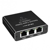 Изображение Rozdzielacz Splitter Ethernet mini SWITCH 1x3 RJ45 | 1000Mb/s |  USB-C | Aluminium 