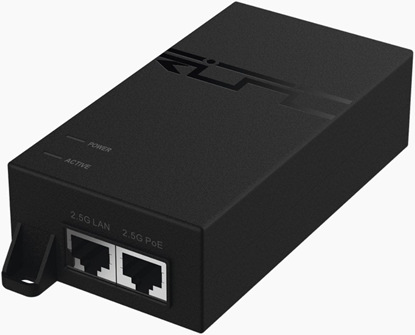 Изображение Ruijie RG-POE-50-60W-MG - 2.5 Gigabit Ethernet - 10,100,1000,2500 Mbit/s - IEEE 802.3at - IEEE 802.3bt - Schwarz - 100 m - 60 W (RG-POE-50-60W-MG)