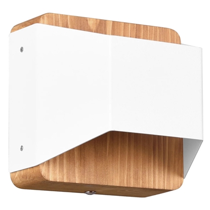 Attēls no S.l.-ARINO 4.3W LED 3000K 400lm balta/koka ar 3 pak.dimmeri