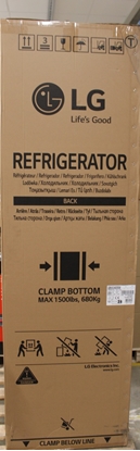 Attēls no SALE OUT. LG Refrigerator | GBV5240DSW | Energy efficiency class D | Free standing | Combi | Height 203 cm | No Frost system | Fridge net capacity 277 L | Freezer net capacity 110 L | Display | 35 dB | White | DAMAGED PACKAGING, DENT ON THE LEFT SIDE AT T