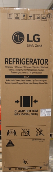 Picture of SALE OUT. LG Refrigerator | GBV5240DSW | Energy efficiency class D | Free standing | Combi | Height 203 cm | No Frost system | Fridge net capacity 277 L | Freezer net capacity 110 L | Display | 35 dB | White | DAMAGED PACKAGING, DENT ON THE LEFT SIDE AT T