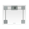 Picture of Salter 9081 SV3R Toughened Glass Compact Electronic Bathroom Scale