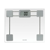 Picture of Salter 9081 SV3R Toughened Glass Compact Electronic Bathroom Scale